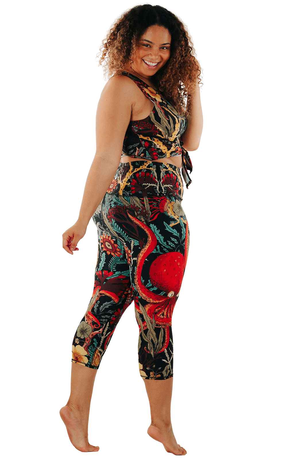 Capri Legging - Coral My Name - Concordia Style Boutique
