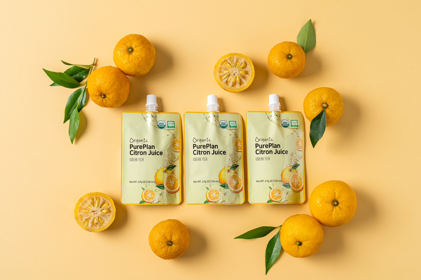 PURE PLAN YUJA(Citron) Gdaero Bundle 4oz(120ml) Pouch*10ea - Concordia Style Boutique