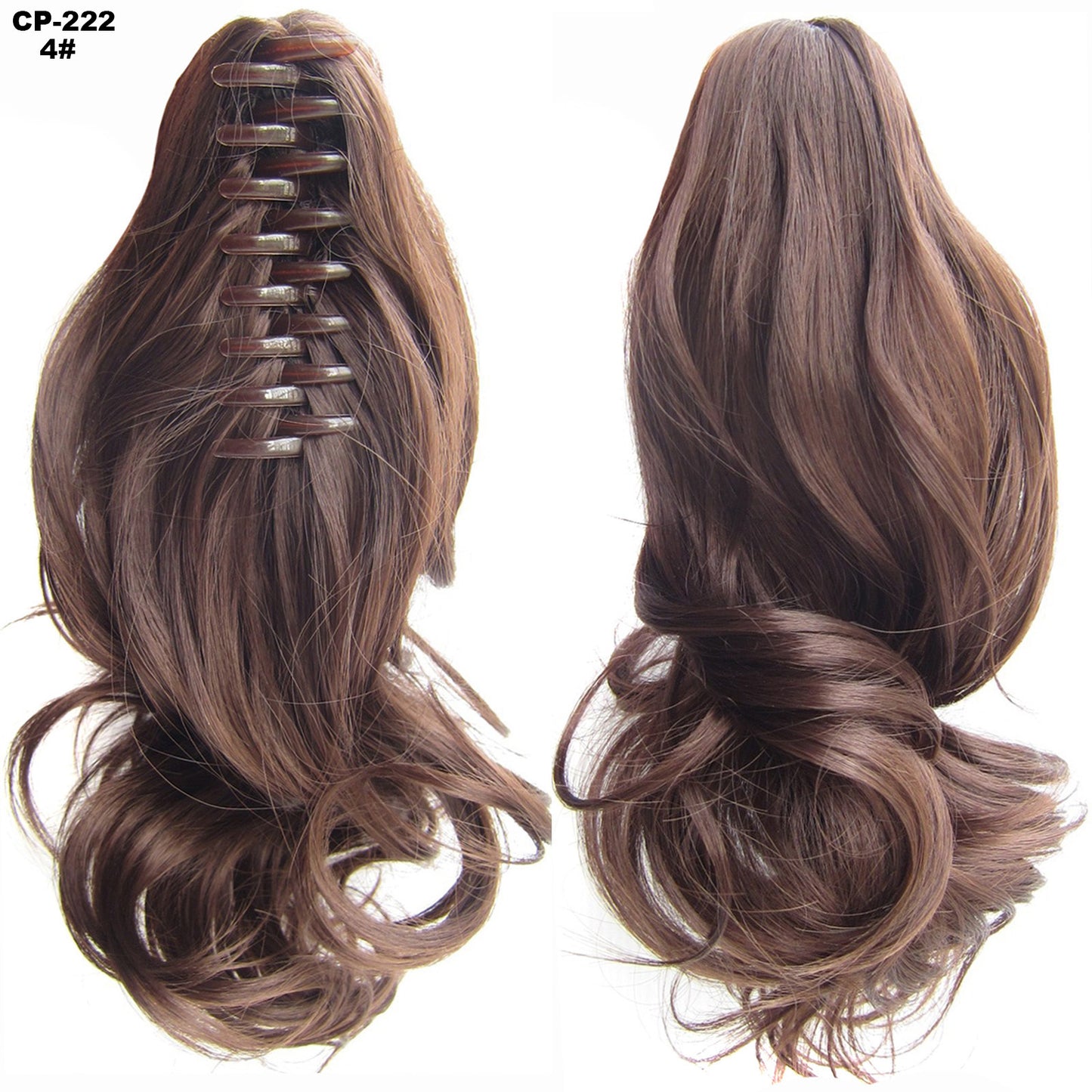 Long Wave Ponytail Wrap Around Ponytail - Clip In Hair Headwear - Gray Hairpiece Natural Extensions - Concordia Style Boutique