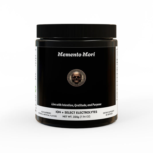 ION + Select Electrolyte Supplement (225 g, 7.9 oz) - "Memento Mori" - Premium Food Supplements from Concordia Style Boutique - Just $29.87! Shop now at Concordia Style Boutique