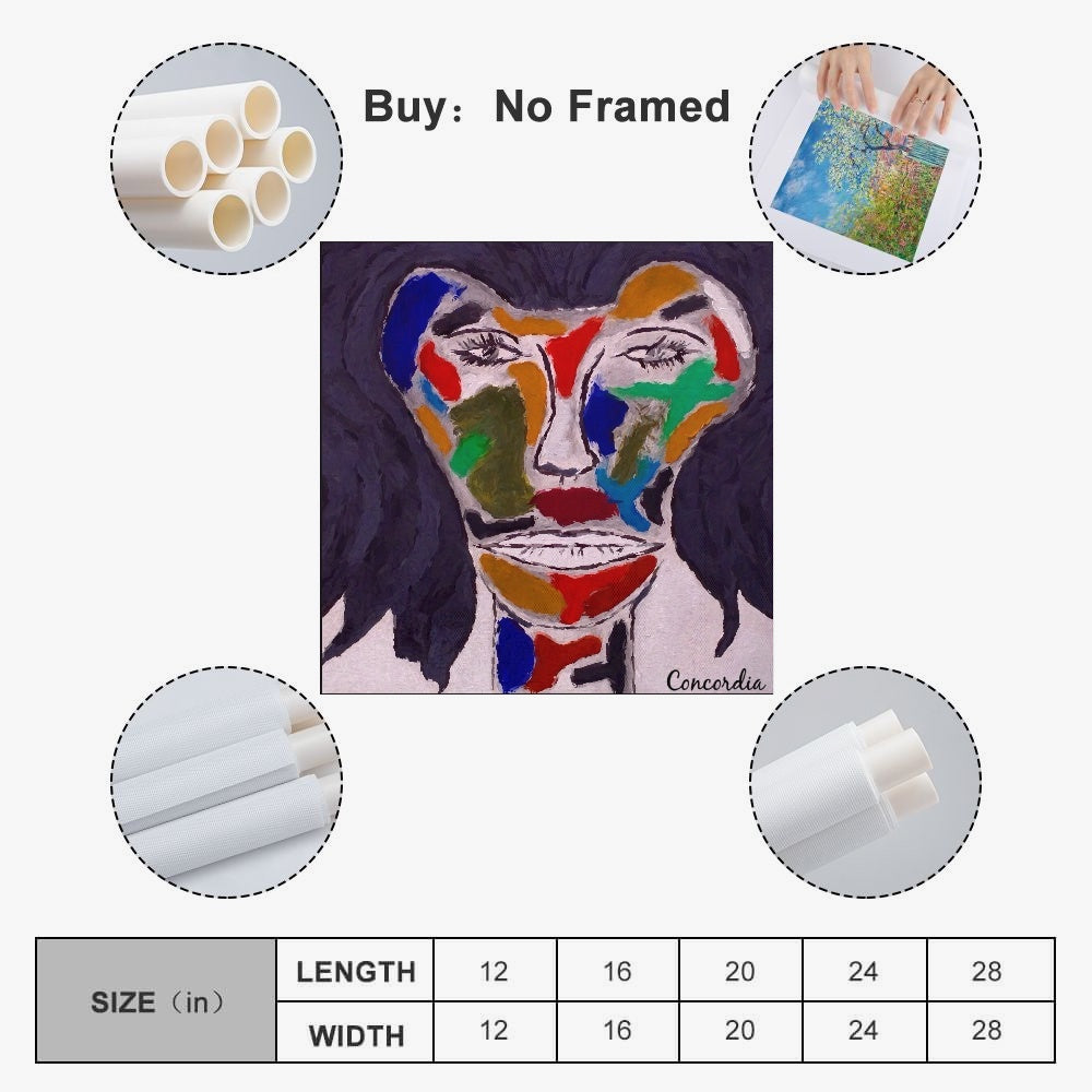 Square Unframed Canvas Prints - Concordia Salvador Dali - Concordia Style Boutique