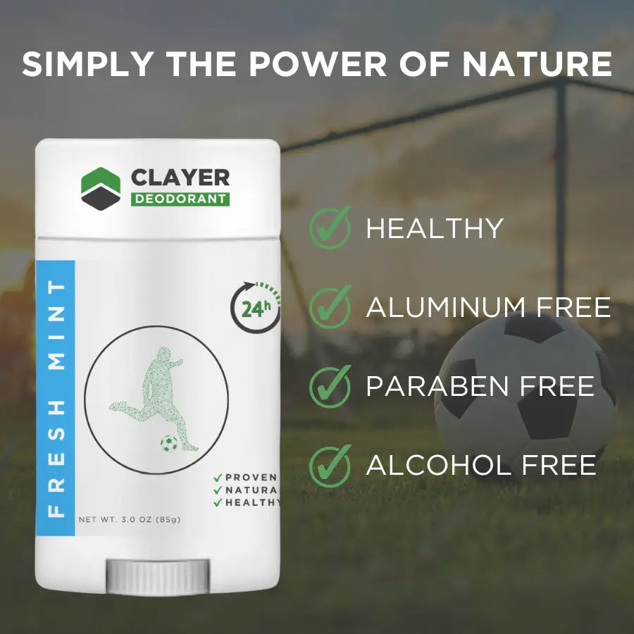 Natural Deodorant - Soccer Players - 3.35 OZ - NEW FORMULA - Concordia Style Boutique
