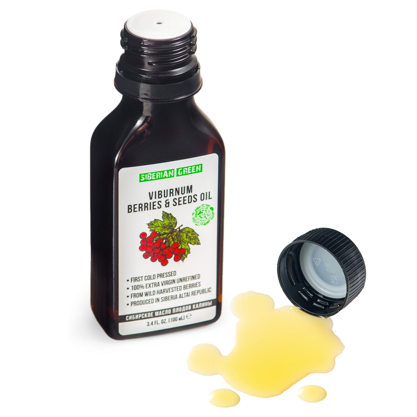 Siberian Snowball Viburnum Oil | 100ml Extra Virgin Cold-Pressed - Concordia Style Boutique
