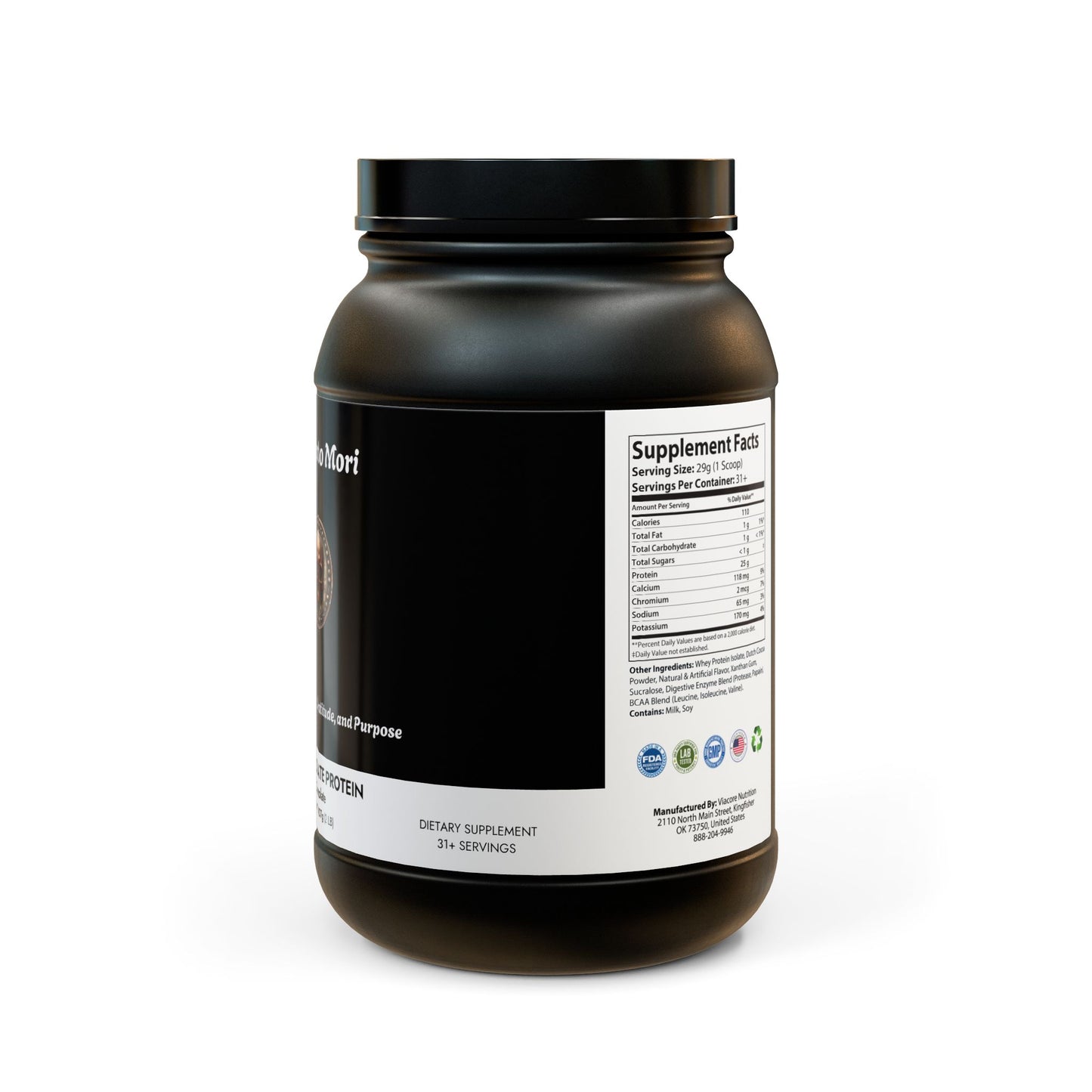 Whey Isolate Protein Supplement (907g, 2lb) - "Memento Mori" - Premium Food Supplements from Concordia Style Boutique - Just $51.18! Shop now at Concordia Style Boutique