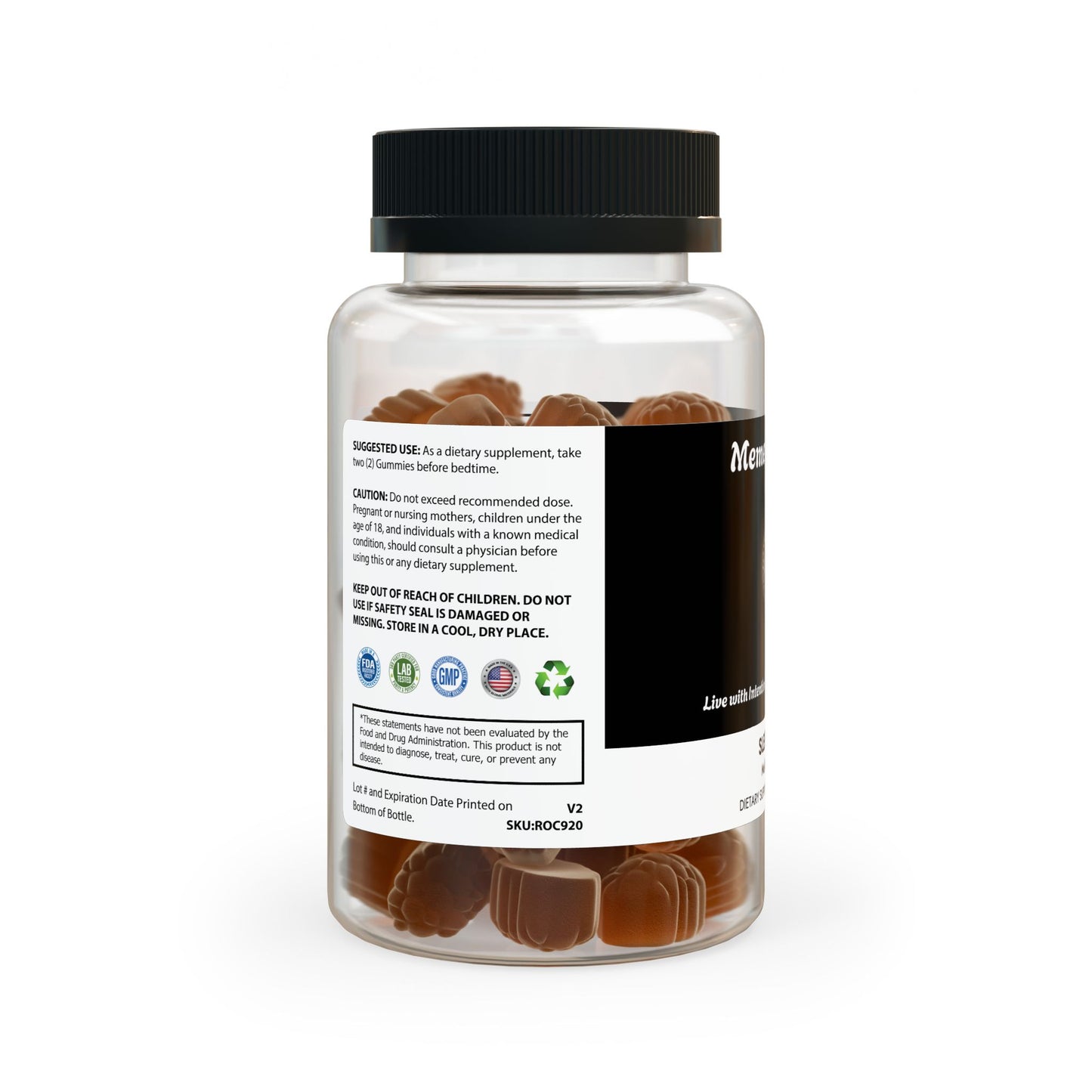 Sleep Well Gummies (60 Gummies) - "Memento Mori" - Premium Food Supplements from Concordia Style Boutique - Just $16.44! Shop now at Concordia Style Boutique