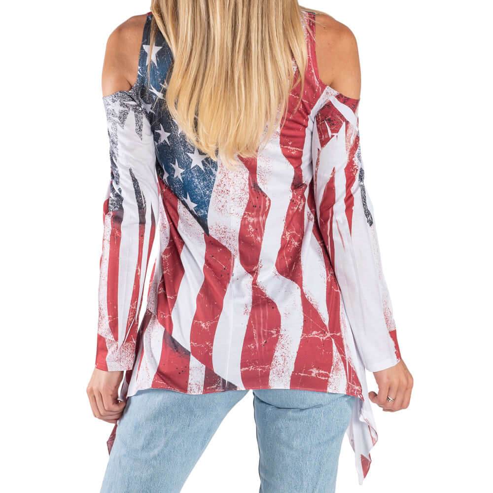 Women's Made in USA Cold Shoulder Tunic - Concordia Style Boutique