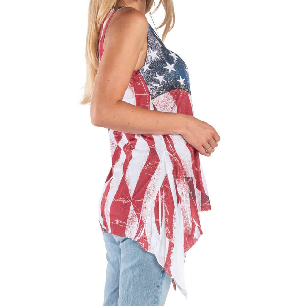 Women's Made in USA Sharkbite Tank Tunic - Concordia Style Boutique