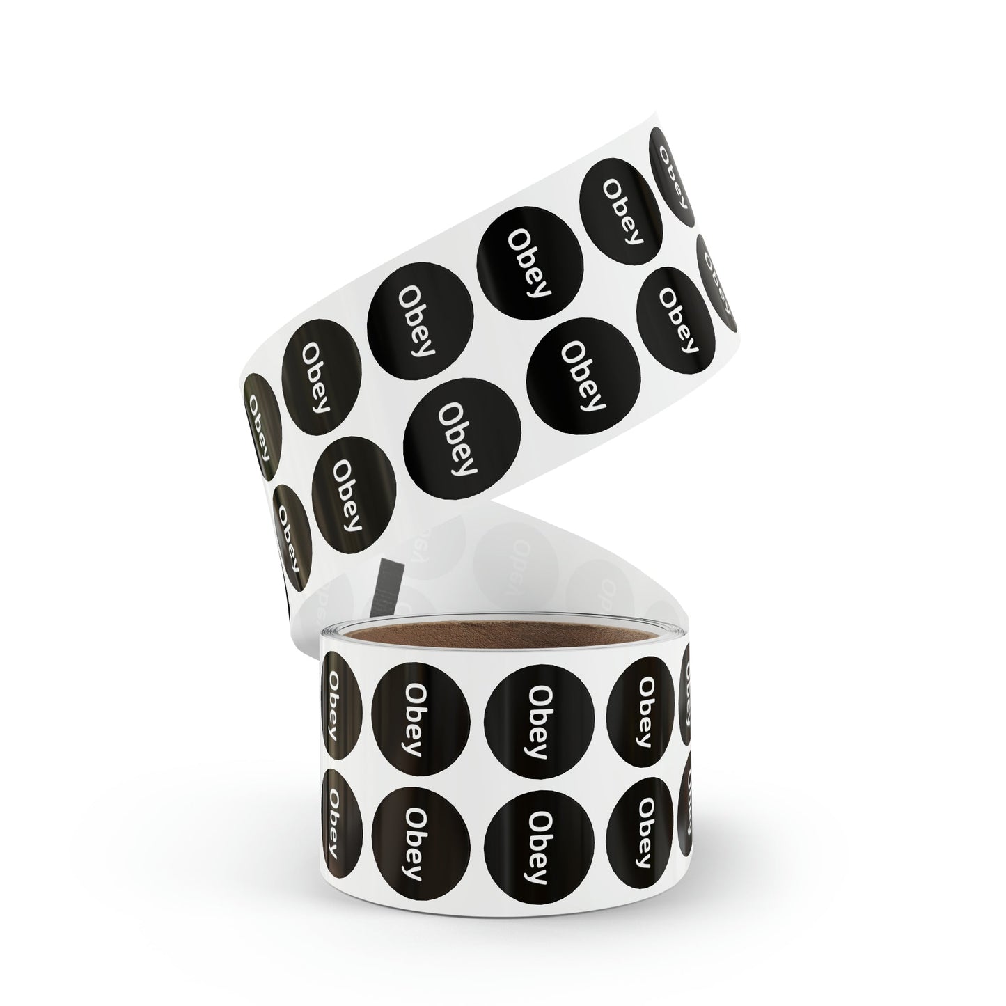 Round Sticker Label Rolls - Obey - Concordia Style Boutique