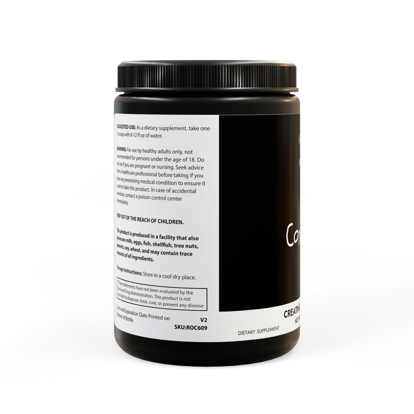 Creatine Monohydrate Supplement (300g, 10.58oz) - Concordia Style Boutique