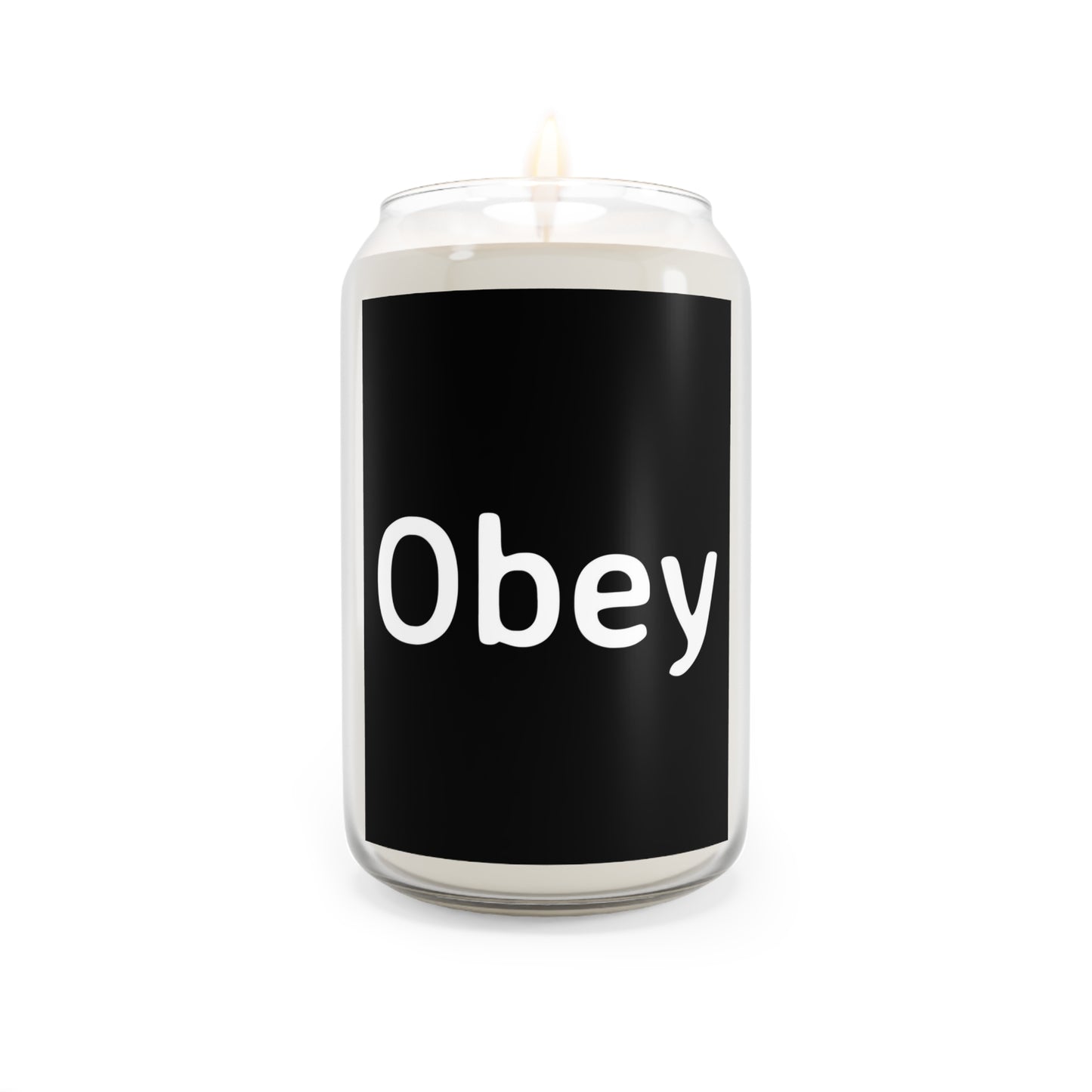"Obey" Scented Candle - 13.75 oz