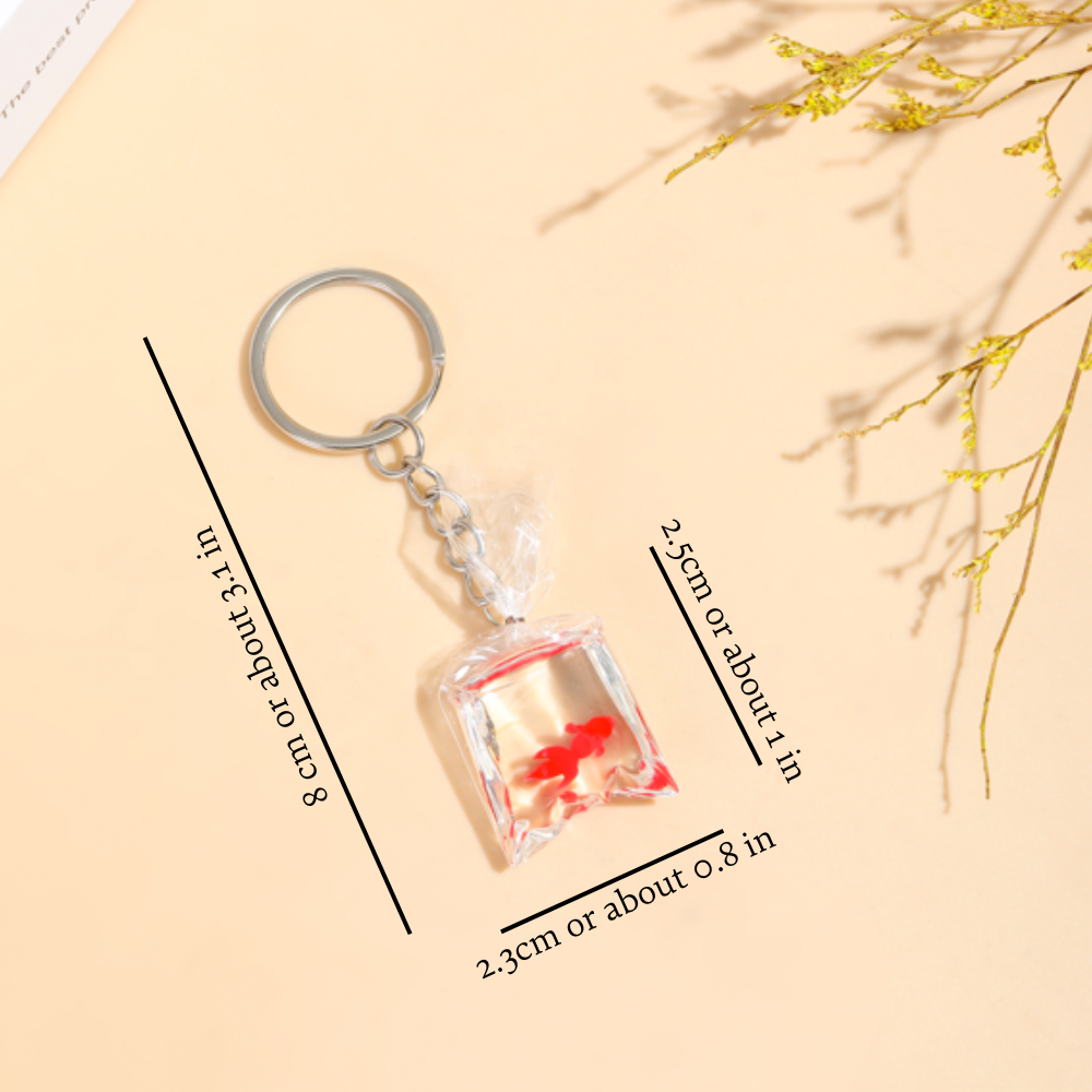 GOLDFISH KEYCHAIN - Concordia Style Boutique