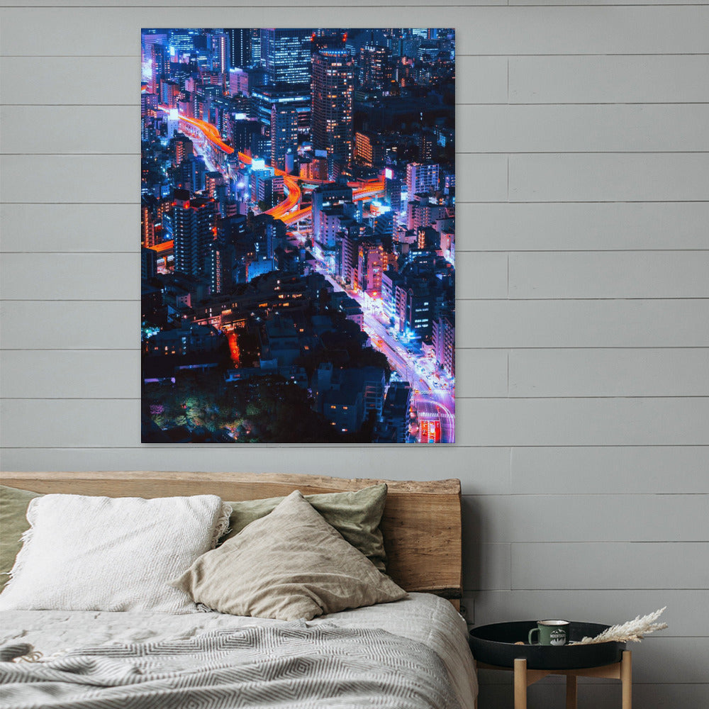 Canvas Print Multiple sizes Unframed & Framed (Vertical) -"The City" - Premium Artwork from Concordia Style Boutique - Just $55.98! Shop now at Concordia Style Boutique