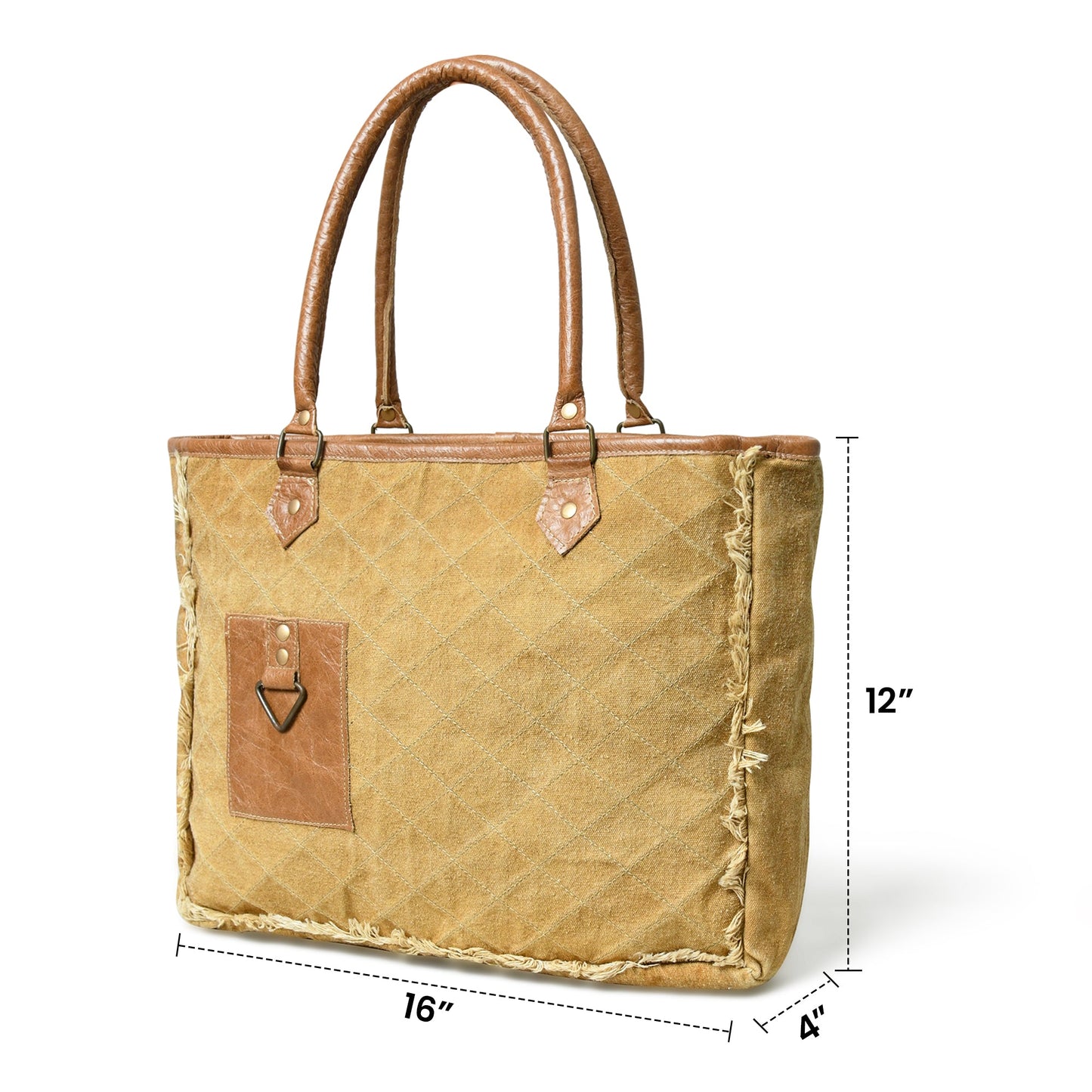 Beige Boho Chic Canvas Bag - Concordia Style Boutique