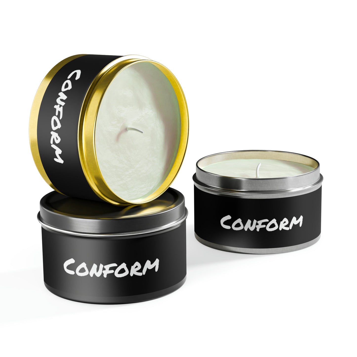 Tin Candle - "Conform" - Premium Tin Candle from Concordia Style Boutique - Just $9.33! Shop now at Concordia Style Boutique