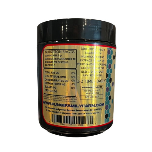 14 Mushroom Blend Powder Extract 100g/50 Day supply (see description)