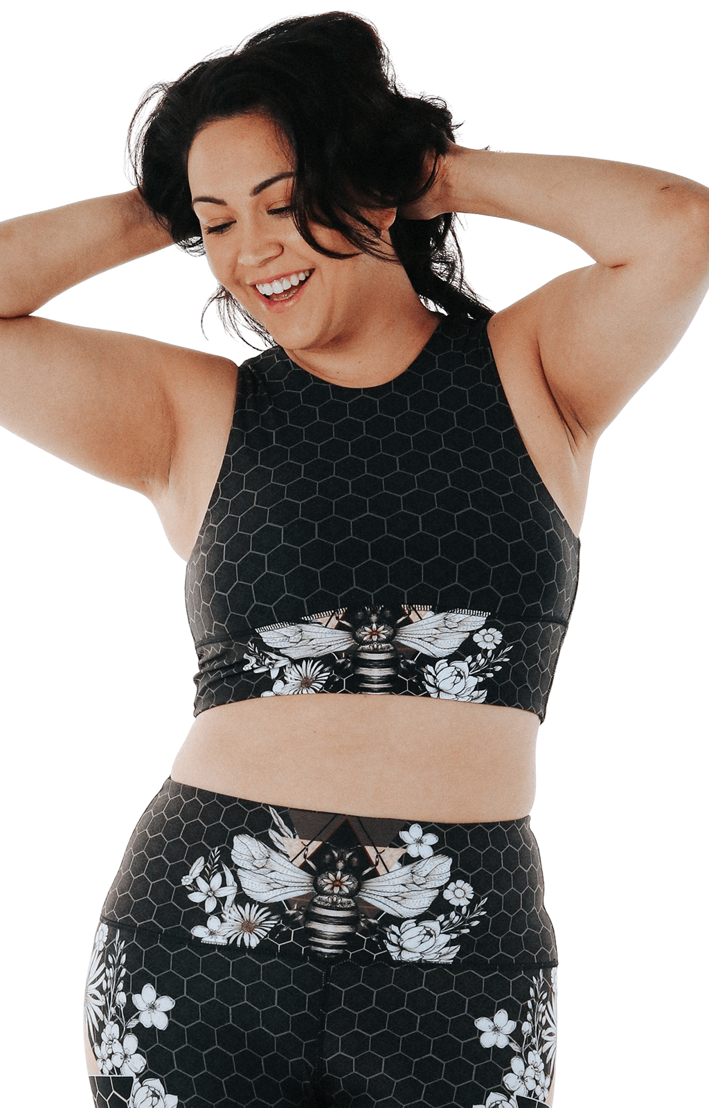 Free Range Sports Bra - Beeloved Blackout - Concordia Style Boutique