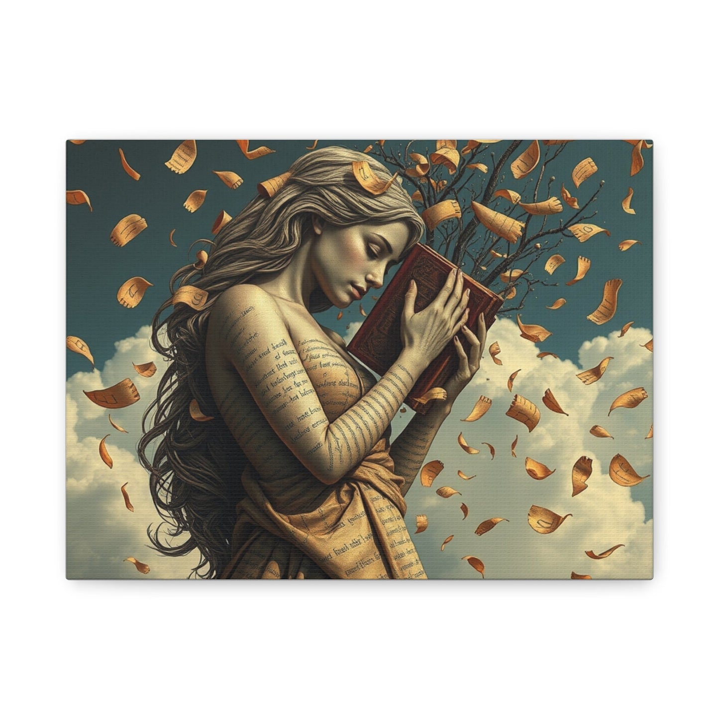 Emotional Art Canvas, Inspirational Decor, Home Wall Art, Literary Gift, Motivational Print, Thoughtful Decor