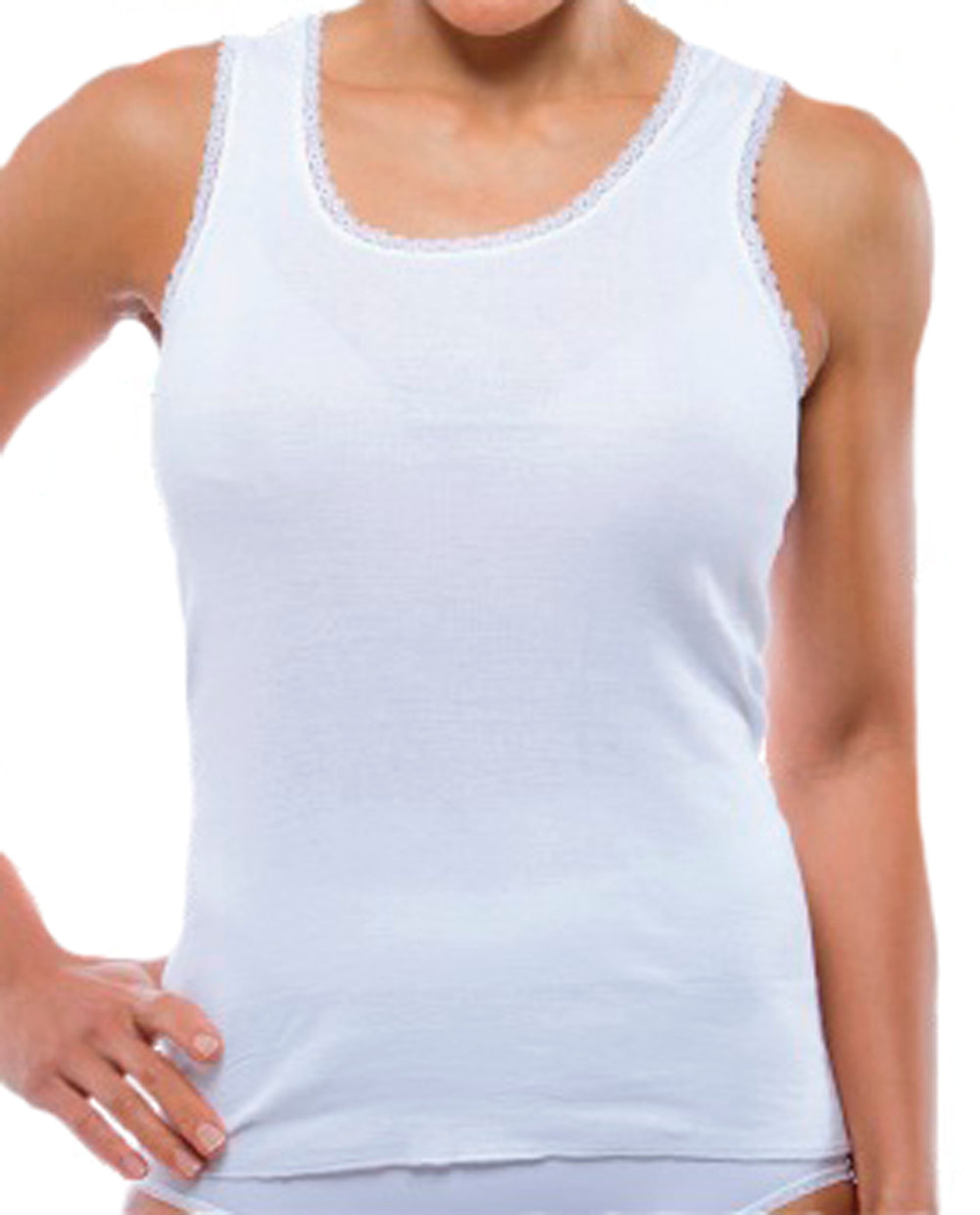 All Cotton Comfort Tank (Style 1515) - Concordia Style Boutique