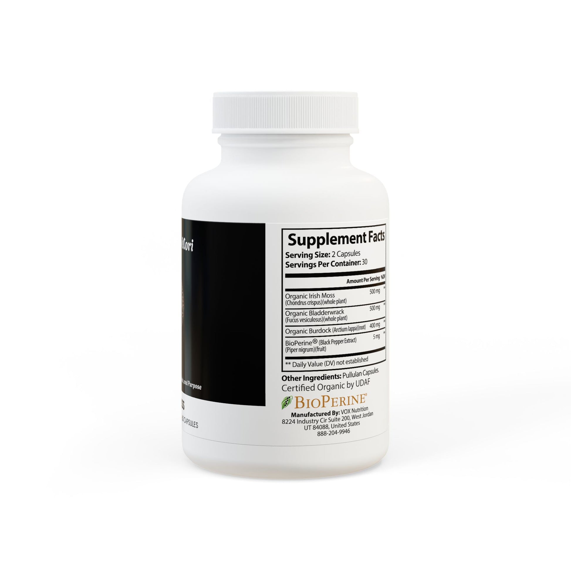 Sea Moss Supplement (60 Capsules) - "Memento Mori" - Premium Food Supplements from Concordia Style Boutique - Just $21.80! Shop now at Concordia Style Boutique
