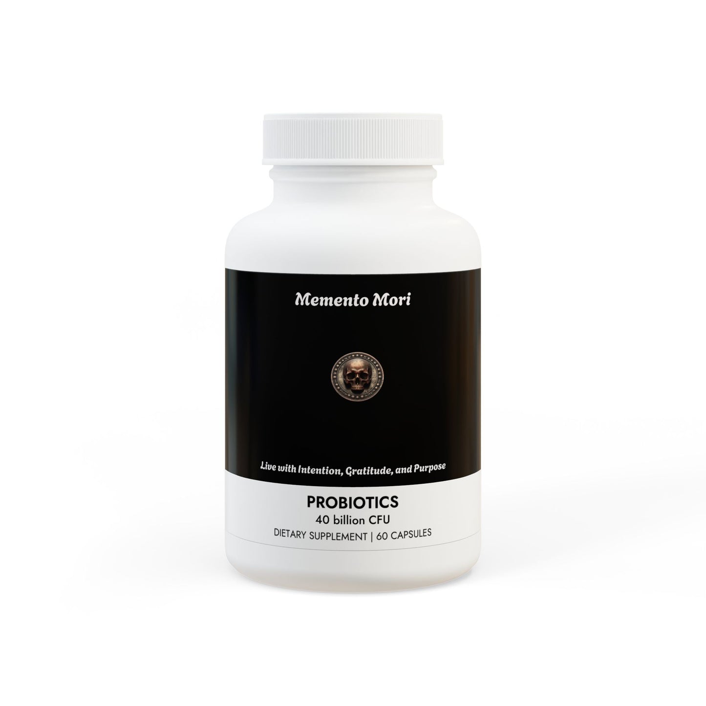 Probiotics Supplement (60 Capsules) - "Memento Mori" - Premium Food Supplements from Concordia Style Boutique - Just $23.12! Shop now at Concordia Style Boutique