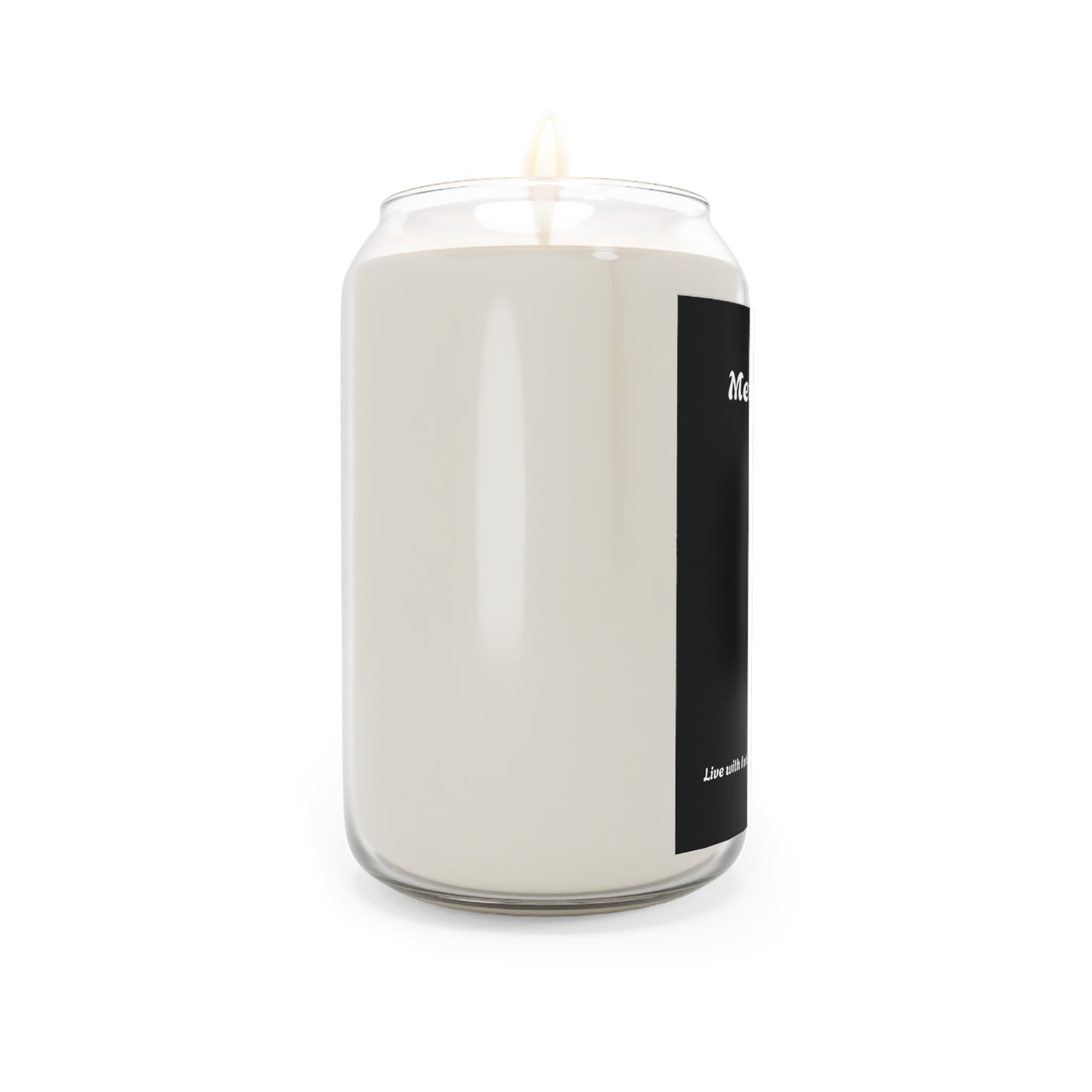 "Memento Mori" Scented Candle - "Live with Intention, Gratitude, and Purpose" - 13.75 oz