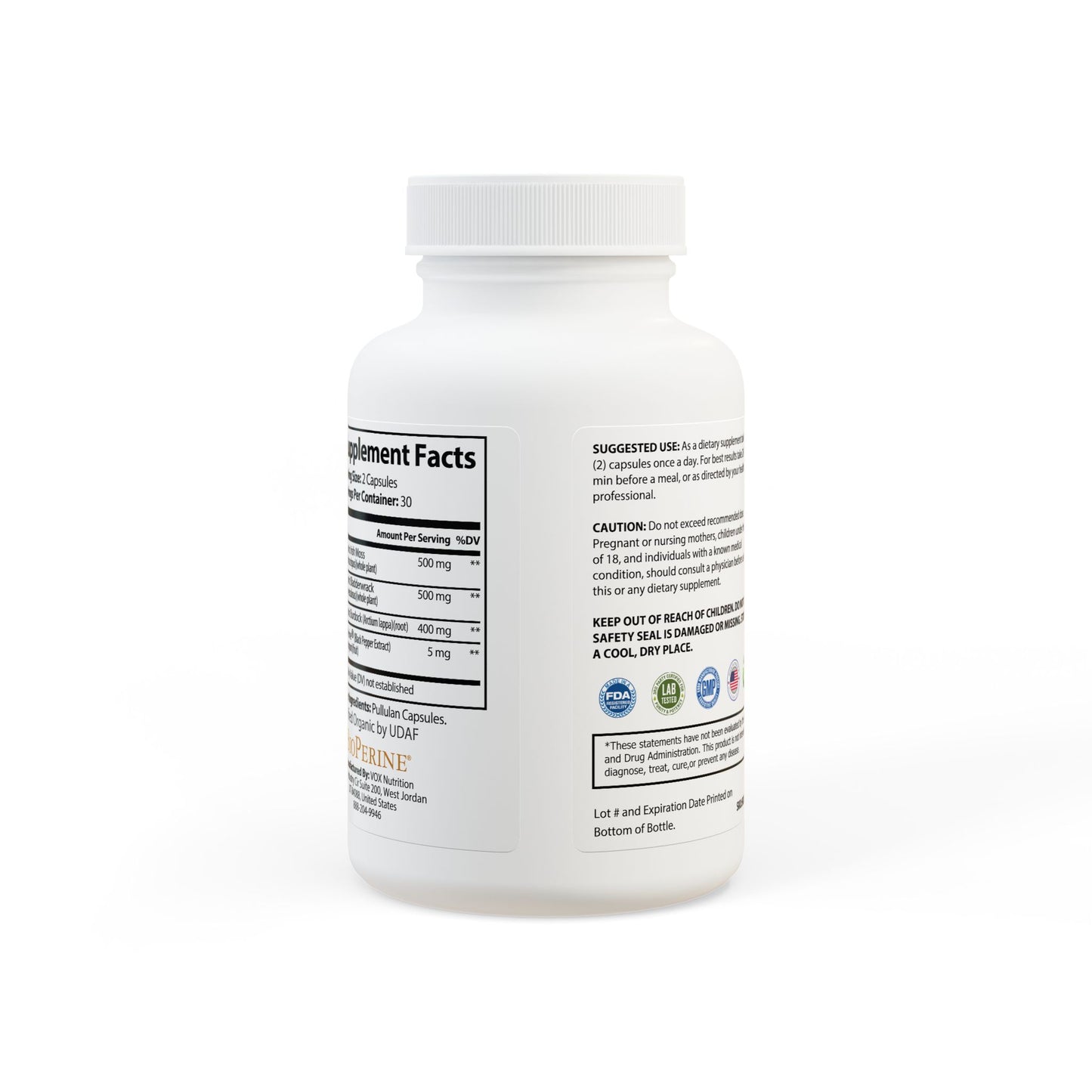 Sea Moss Supplement (60 Capsules) - Concordia Style Boutique
