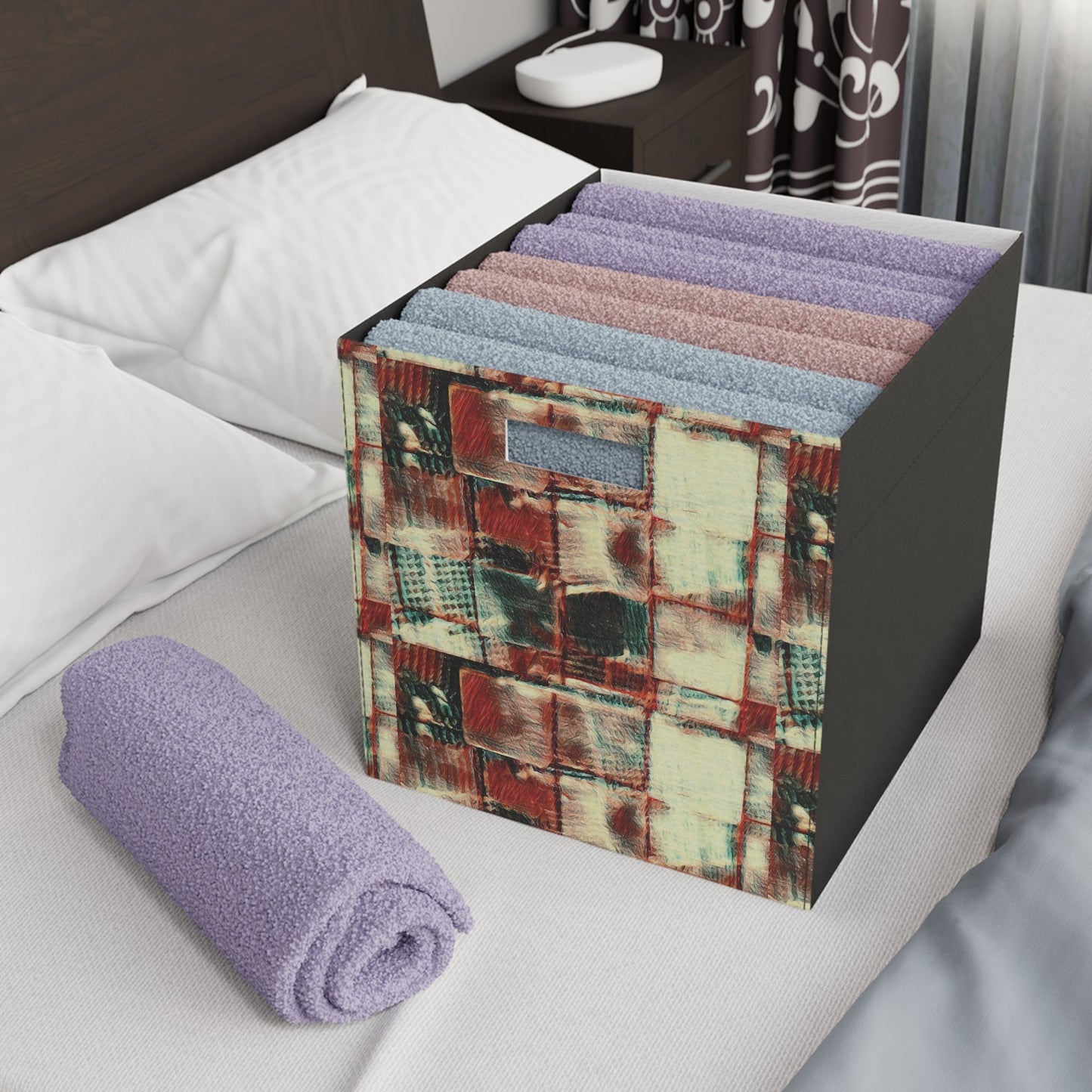 Felt Storage Box - Square Dance - Concordia Style Boutique