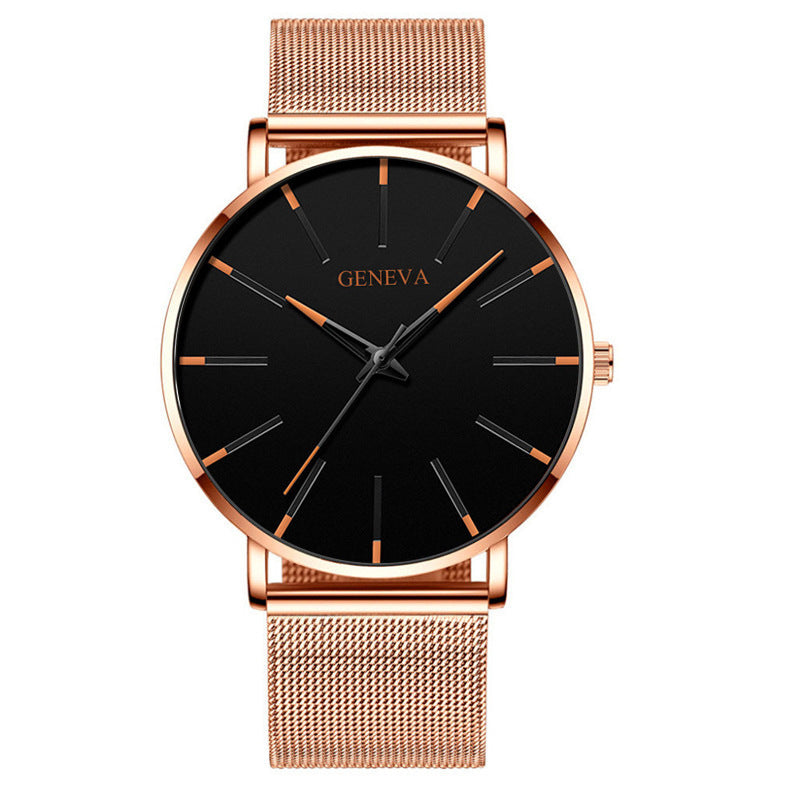 Geneva Watch with Mesh Band - Premium Watch from Concordia Style Boutique - Just $13.99! Shop now at Concordia Style Boutique