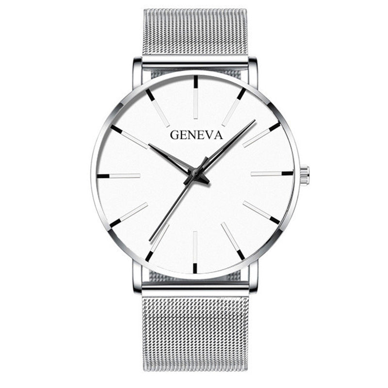 Geneva Watch with Mesh Band - Premium Watch from Concordia Style Boutique - Just $13.99! Shop now at Concordia Style Boutique