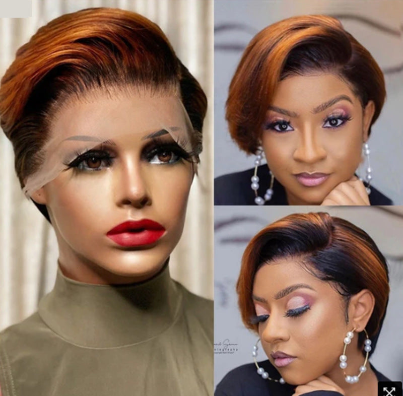 Women's Fashion Dyed Short Straight Hair - Concordia Style Boutique
