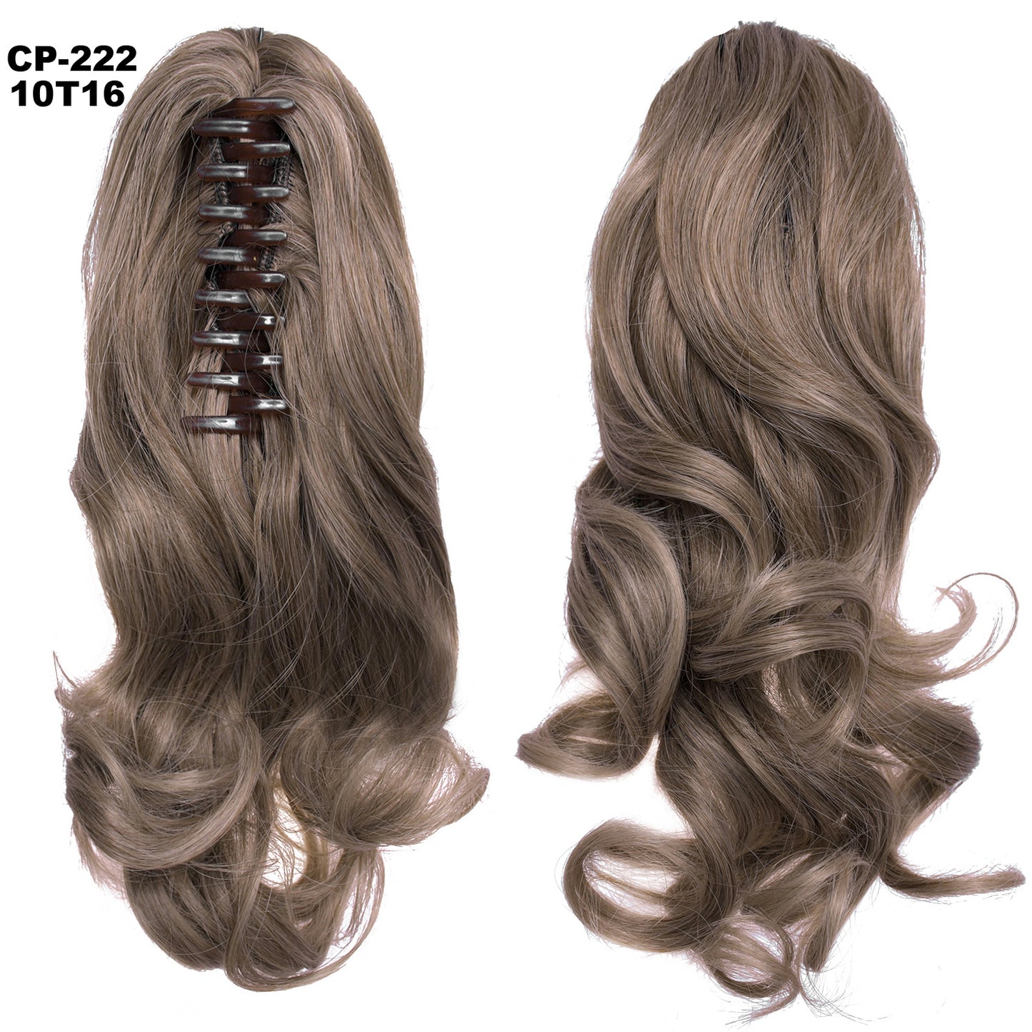 Long Wave Ponytail Wrap Around Ponytail - Clip In Hair Headwear - Gray Hairpiece Natural Extensions - Concordia Style Boutique