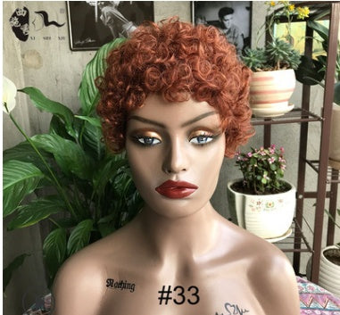 Short Curly Hair Ladies Wig - Concordia Style Boutique
