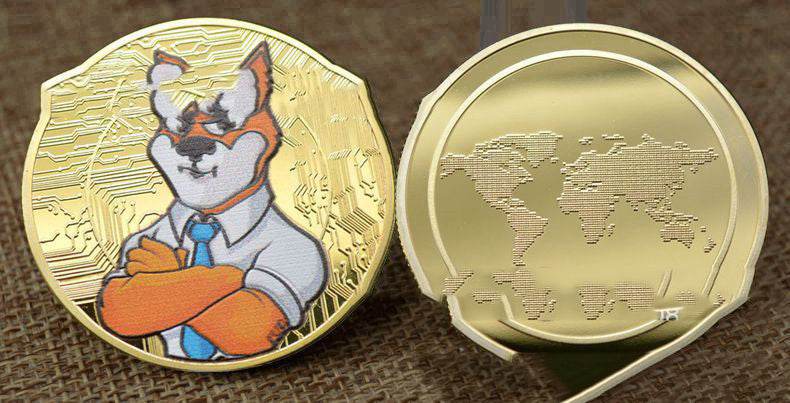 Multi Metal Commemorative Crypto Coin - Concordia Style Boutique