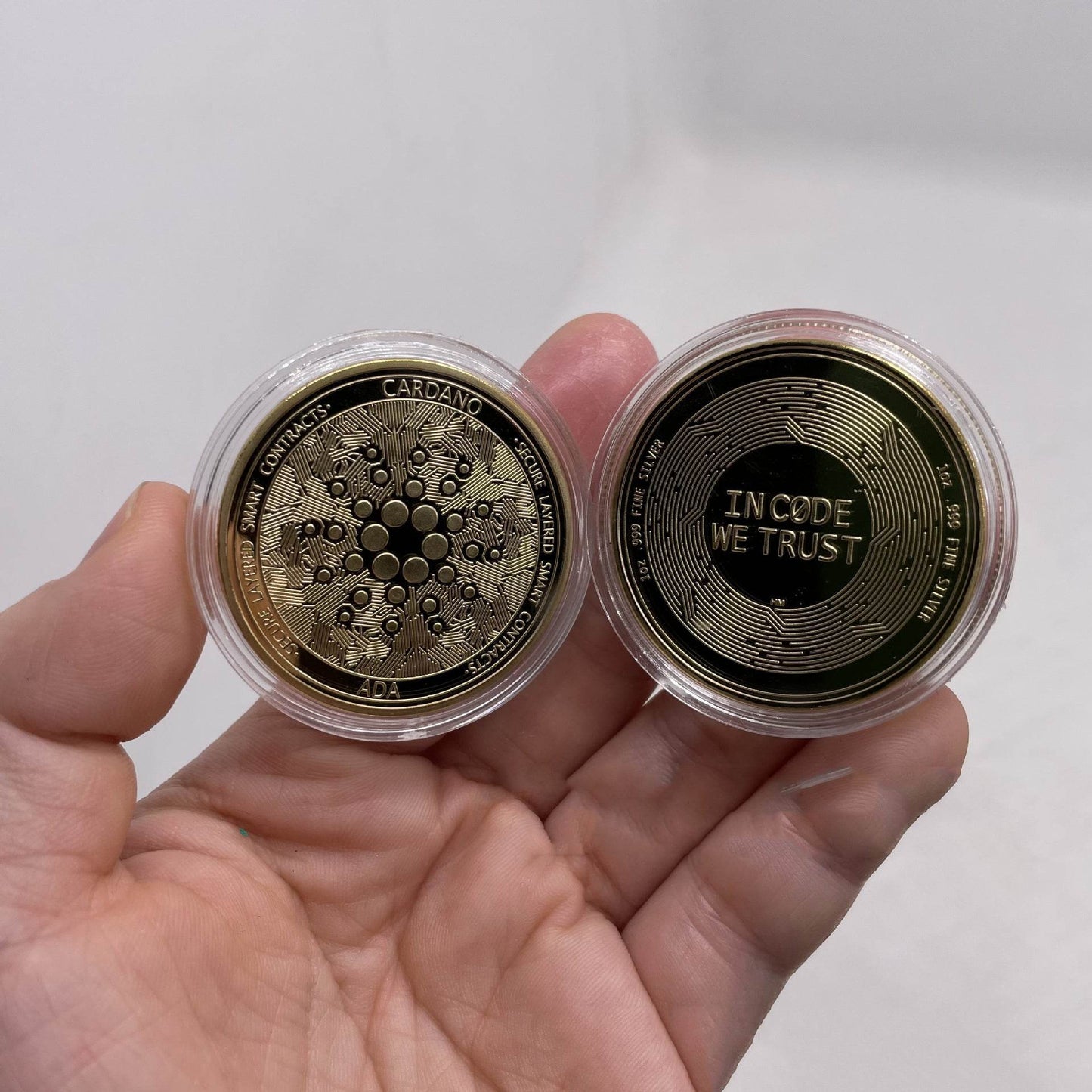 Multi Metal Commemorative Crypto Coin - Concordia Style Boutique