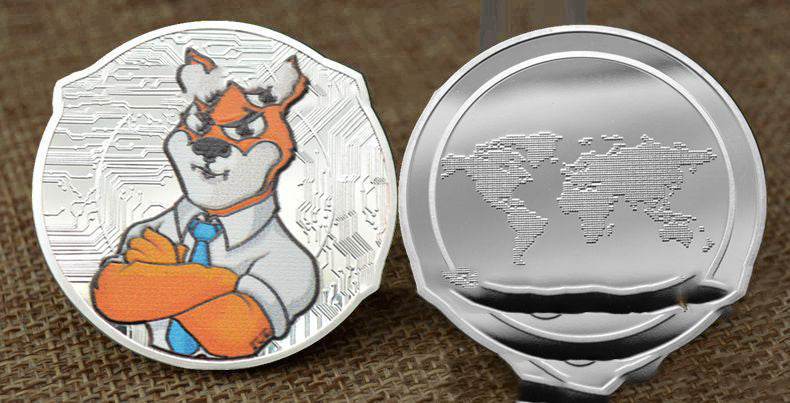 Multi Metal Commemorative Crypto Coin - Concordia Style Boutique