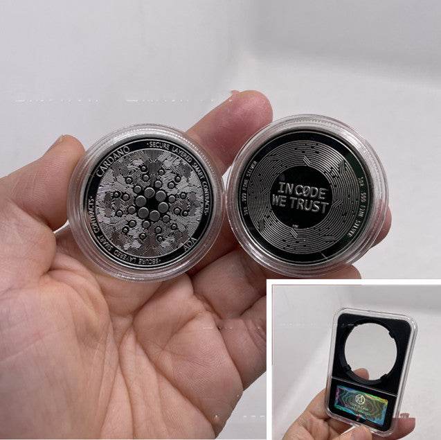Multi Metal Commemorative Crypto Coin - Concordia Style Boutique