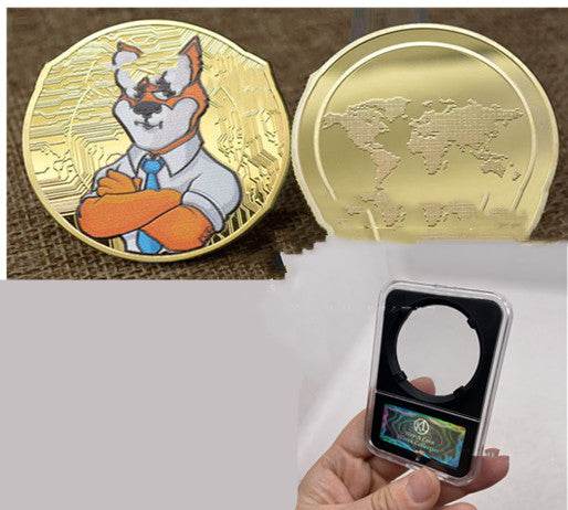 Multi Metal Commemorative Crypto Coin - Concordia Style Boutique