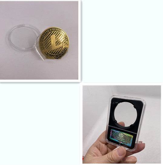 Multi Metal Commemorative Crypto Coin - Concordia Style Boutique
