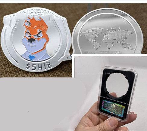 Multi Metal Commemorative Crypto Coin - Concordia Style Boutique