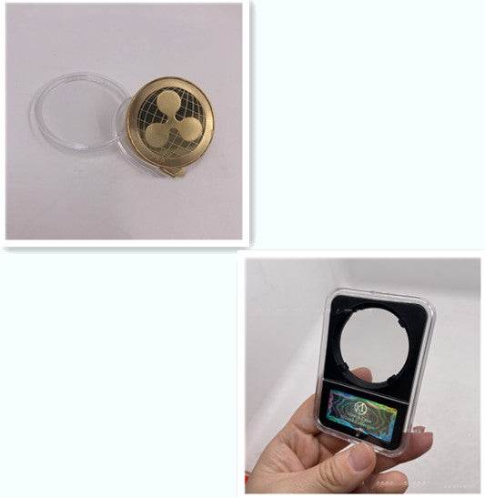 Multi Metal Commemorative Crypto Coin - Concordia Style Boutique
