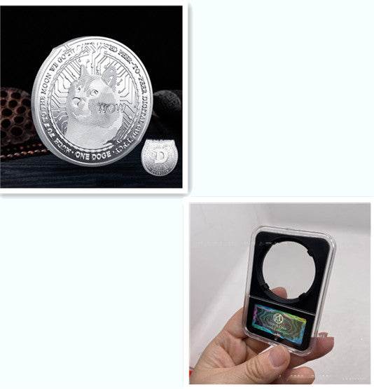 Multi Metal Commemorative Crypto Coin - Concordia Style Boutique