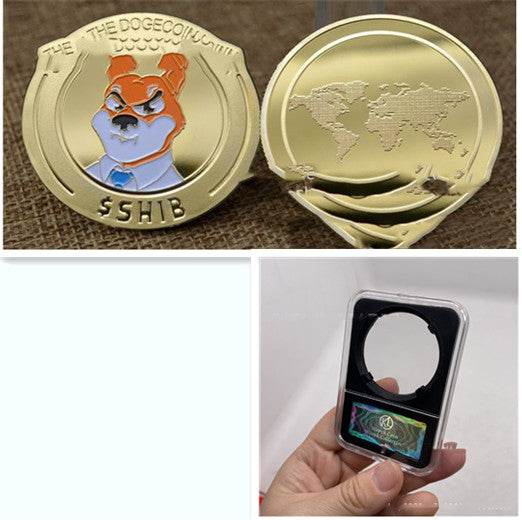 Multi Metal Commemorative Crypto Coin - Concordia Style Boutique