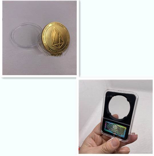 Multi Metal Commemorative Crypto Coin - Concordia Style Boutique
