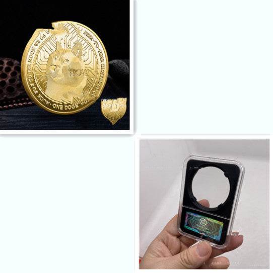 Multi Metal Commemorative Crypto Coin - Concordia Style Boutique