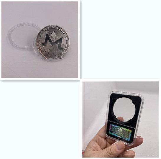 Multi Metal Commemorative Crypto Coin - Concordia Style Boutique