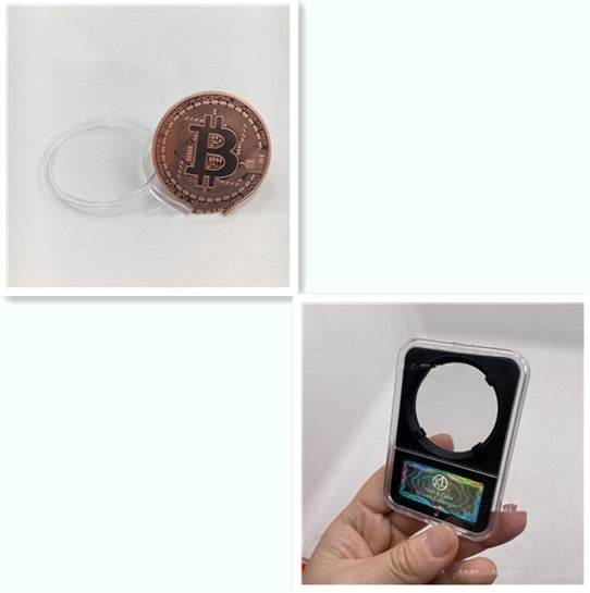 Multi Metal Commemorative Crypto Coin - Concordia Style Boutique