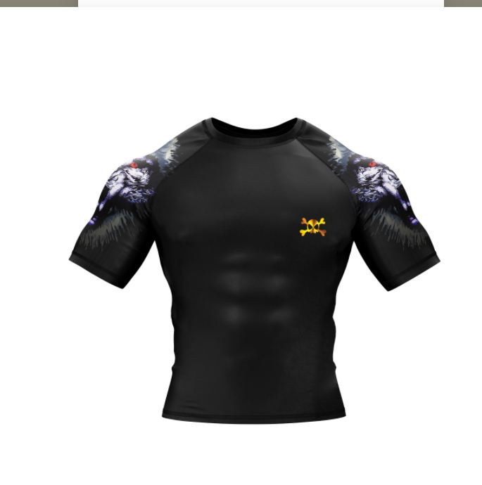 WOLF RASH GUARD - XMARTIAL SLEEVE - Concordia Style Boutique