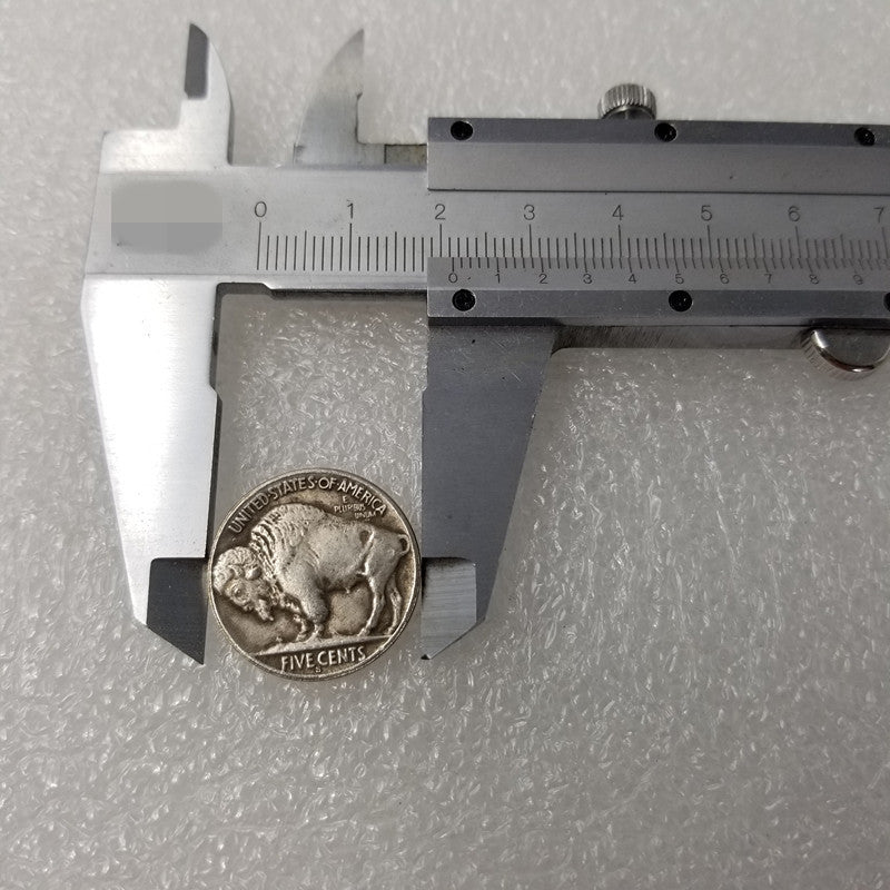 Antique Crafts Wanderer Silver Plated Coins Buffalo Commemorative Coin - Concordia Style Boutique