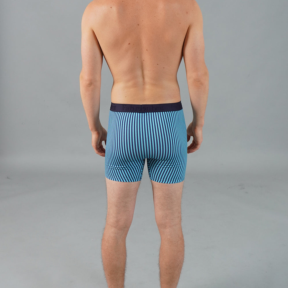 Newman Boxer Brief | Vertical Stripe Blue - Concordia Style Boutique