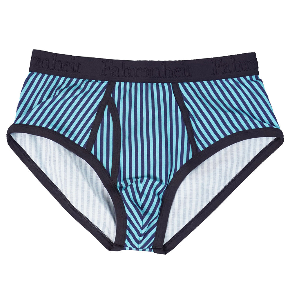 Wayne Brief | Vertical Stripe Blue - Concordia Style Boutique